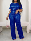 Sequin Tee & Pants Set