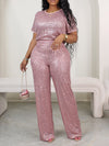 Sequin Tee & Pants Set